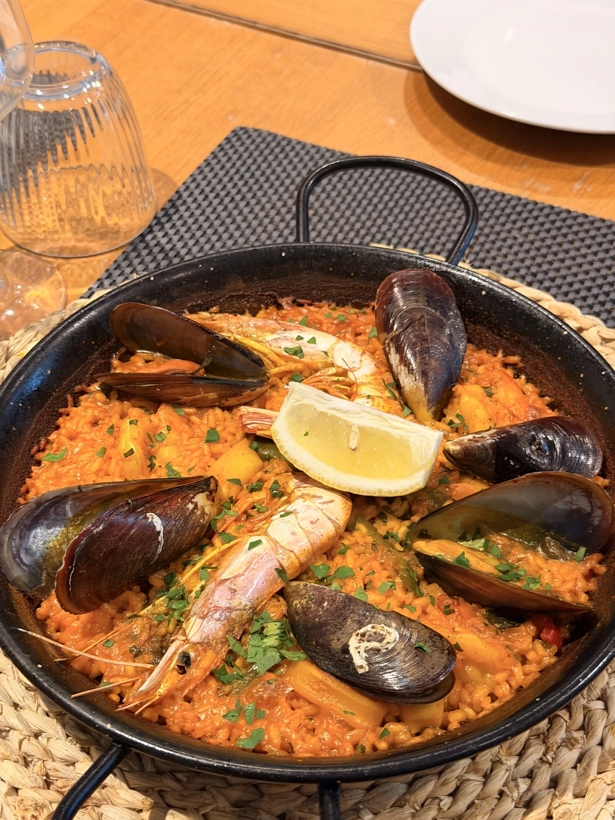 Paella de marisco
